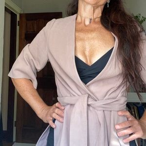 *NEW* SUEDE Blush JACKET - 3/4 SLEEVE - S